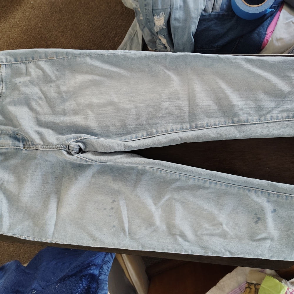 Celebrity Pink Blue Skinny Jeans